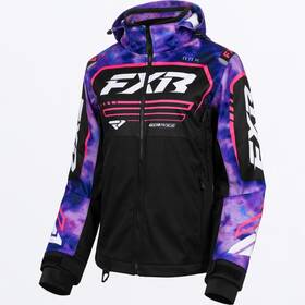 250237-8110-08 Fxr Racing Womens Purple Dye/black Rrx Jacket