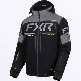 Fxr Racing 260080-1065-16 Backshift R-fx 2-in-1 Jackets Xl Black/gray/hi-vis #260080-1065-16