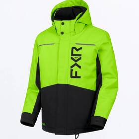 Fxr Racing 260421-7010-16 Kicker Youth Jackets 16 Lime/black #260421-7010-16