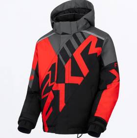 Fxr Racing 260423-2010-12 Cold Cross Cx Youth Jackets 12 Red/black/charcoal #260423-2010-12