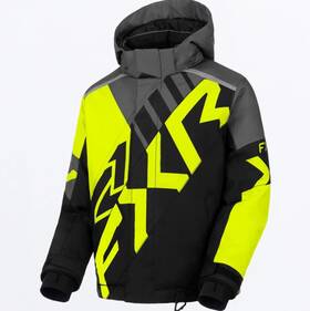 Fxr Racing 260423-6510-10 Cold Cross Cx Youth Jackets 10 Hi-vis/black/charcoal #260423-6510-10