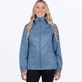 261003-0300-04 Fxr Racing Hydrogen Softshell Womens Jackets Xs Element Blue #261003-0300-04