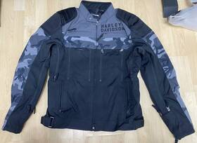 97147-22vm Harley-davidson Limited Mens Ventilator Snow Camo Switchback Lite Jacket Size S
