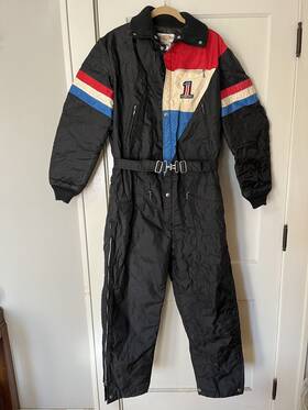98110-71vr Harley-davidson Vintage 1970s Snowmobile Racing Suit Mens Large