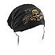 Hbhh02 Balboa Headwrap Cotton Highway Honey Reg Golden Skull