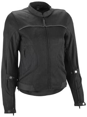 Highway 21 191361123672 Womens Aira Mesh Jacket Black Xs