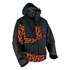 Hm7jpea2s2md Hmk Peak Jacket Black Stamp Orange Men Medium Coat Winter