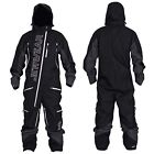 J1731-001-m Jethwear The One Suit Men Black Grey Medium Piece Snow