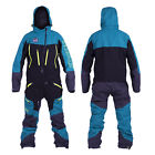 J1835-001-xxl Jethwear Freedom Suit Men Teal One Piece Winter 7340107517708