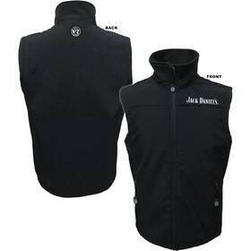 Jack Daniels 02-65xl Black Logo Soft Shell Vest