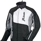 286502702 Jacket Womens Diva Black Retro Snowmobile - White Small Polaris