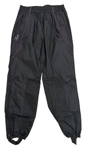 1243422 Joe Rocket Rain Pants Black/purple - Size Womens M