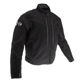 2105-5014 Joe Rocket Crossfire Jacket Lg Tall Black/black