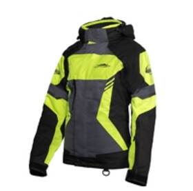 84310303 Katahdin Dagger Womens Jacket Medium Black/gray/hi-vis