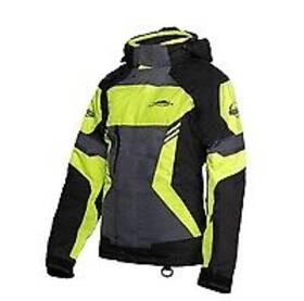 84310304 Katahdin Dagger Womens Jacket Large Black/gray/hi-vis