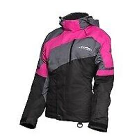 84410103 Katahdin Recon Womens Jacket Medium Black/gray/pink