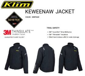 3095-004-140-001 Klim Mens Keweenaw 250g High Loft Trail Snowmobile Jacket Heritage 2025 -lg