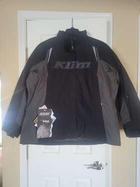 3145-001-130-006 Klim New Strata Gore-tex Womens Snowmobile Jacket 2xl Black/grey