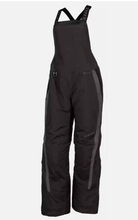 3149-000-120 Klim Strata Womens Waterproof Bib Black Asphalt Small