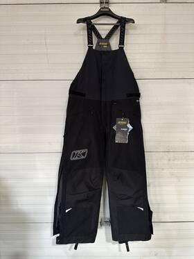 3178-006-130-006 Klim Brand New Mens Klimate Bibs Black - Metallic Silver Medium Ships Free
