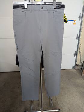 3254-s02-034-626 Klim Sample Mens Transition Softshell Pants Size 34 Castlerock Grey