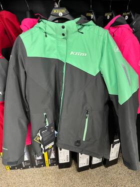 3369-007-140-300 Klim Allure Womens Large Jacket Wintermint-asphalt