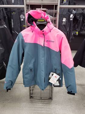 3369-008-140-226 Klim Lg Knockout Pink/petrol Allure Jacket