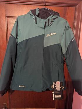 Klim 3369-s09-130-348 Ladies Allure Jacket Medium Rain Forest And Fir Dealer Rep Sample