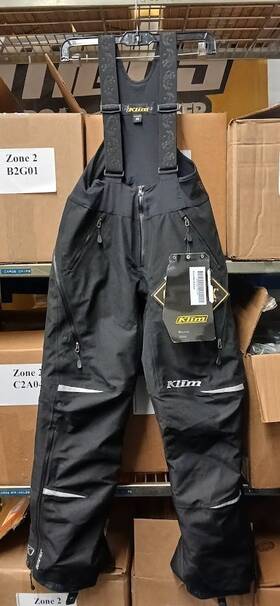 Klim 3376-004-110-000 Allure Womens Ski Snowmobile Bibs - Black / X-small Short