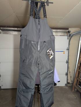 3376-s09-130-659 Klim Allure Ladies Bib Medium Asphalt Gray