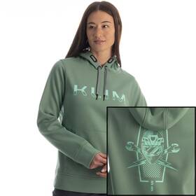 3487-000-130-343 Klim Womens Petrol Hoody - Hedge Green/beach Glass Medium