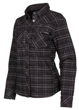 3681-000-140-005 Klim Upland Black Asphalt Flannel Shirt Size Large