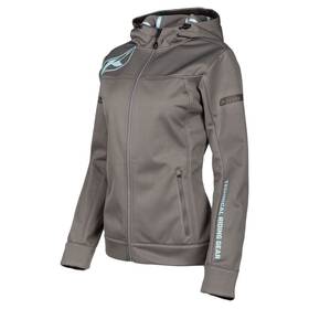 3788-002-130-641 Klim Womens Evolution Hoody - Castlerock/crystal Blue Medium