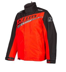 3803-002-160-007 Klim Kaos Jacket 2x Black - High Risk Red