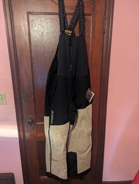 Klim 4045-s03-140-933 Storm Bib Large Montana Tan Black Rep Sample