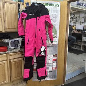 Klim 4060-000-130-002 Shredsa One-piece Snowmobile Suit Pink Glo Metallic