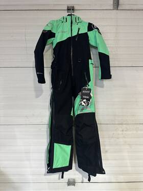 4060-000-330-013 Klim Shredsa One-piece Snowmobile Suit Black-wintermint Md Short - Ships Free