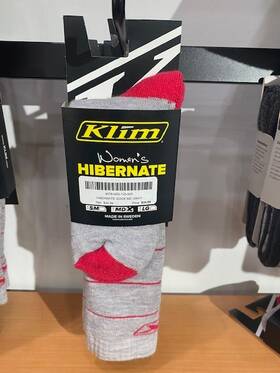 Klim 4078-000-130-600 Hibernate Sock Womens Gray/pink Medium