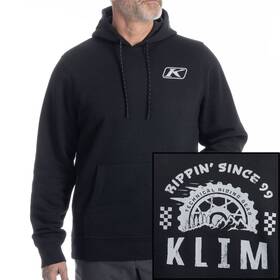 4177-000-140-023 Klim Rippinft Hoody - Black/high-rise Large
