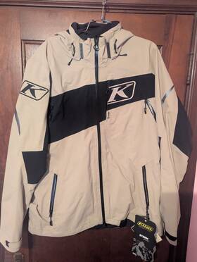 Klim 5045-s03-140-933 Storm Jacket Large Montana Tan Black Rep Sample