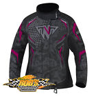 4406200639 Ladies Raspberry Medium Ski-doo Trail Track Jacket 2015