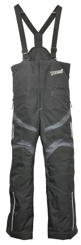 90-106-16 Mossi 1 Womens Synergy Snowmobile Bibs Pants Weatherproof Waterproof Black Xl