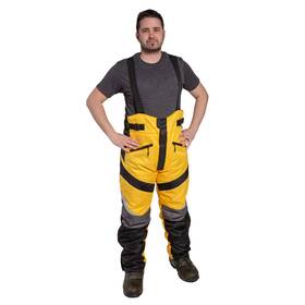 990-307y-13 Mossi Mens F1 Snowmobile Bibs Snow Pants Winter Insulated Breathable Size Small