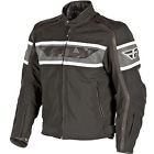 Fifty5 Motorcycle Street Racing Jacket Black Mens Water-resistant Fly