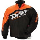 5265-16 Orange Waterproof Men Splitter Drift Black Jacket - Insulated