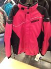 Smw-12jad-fu-12 Pink Jacket Womans Hot Adventure Yamaha Nwt 12 Black