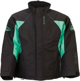3121-0733 Pivot 3 Womens Snow Jacket Black Mint Large Arctiva