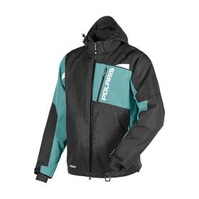 283300514 Polaris Mens Tech54 Switchback Snowmobile Jacket Snocross Waterproof Teal