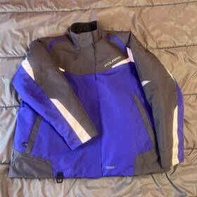 283301402 Polaris Womens Tech54 Northstar 2.0 Snowmobile Jacket Snocross Waterproof Blue