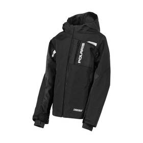 283304506 Polaris Youth Tech54 Switchback Snowmobile Jacket Snocross Waterproof Black